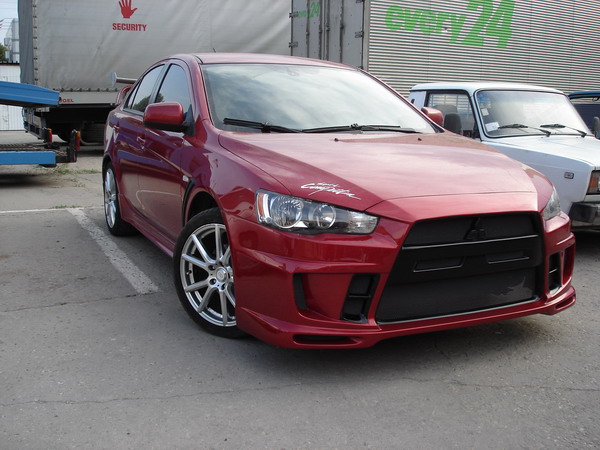 Бампер lancer x